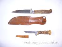 2 Messer mit Horngriff