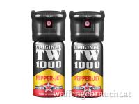 2x TW1000 Pfefferspray Pepper-Jet Man Flip Top (40ml)