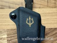 BlackTrident Pistolen Single MAG Carrier OWB mit Ulticlip 3.3 Mount - für Glock 9mm Magazine