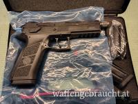 CZ Pistole P-09 SR 9 x 19 1/2"x28 UNEF Schwarz (Fullsize Polymer m. Gewindelauf, ext. Hammer)