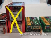 Geschoße 6,5mm/.264" Hornady ELD-Match; Sierra Matchking BTHP; 120 gr und 140 gr