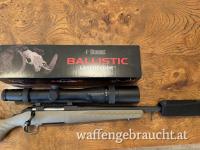 Ruger American Rifle Ranch .300 BLK + Burris Laser III 4-16x50 + Schalldämpfer S.I.W.  leise Raubzeugbejagung