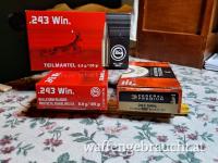 Patronen Kal. 243  Geco TM u. Federal Nosler