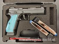CZ 75 Shadow2 Optics Ready Blue Grip, Kaliber 9x19  NEUWAFFE!