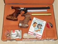 Reserviert für Gerhard! TOP Pressluft Matchpistole Steyr LP mit neuer Kartusche + Zubehör