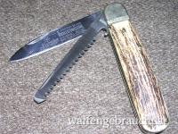 Jagdmesser Hubertus mit Säge