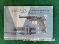 Walter P38 Bedienungsanleitung, samt ÖBH Panzereinheit Holster