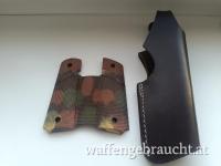 Colt 1911 Norinco 1911 etc Pachmayer Camouflage Griff, Sickinger Holster, 