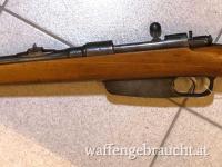Unikat! Kurzer Carcano Karabiner in jagdlicher Stutzenschäftung im Kaliber 6,5 x 52 