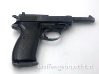 Schöne Walther P38 9 mm Para (Nachkriegsfertigung) mit Holster