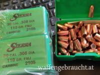 Geschosse f. Wiederlader   .308 Vollmantel  110gr. (RESERVIERT)
