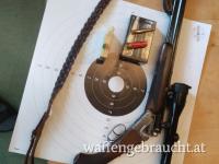 Bockbuechsflinte, SUHL 8x57 IJ, 16X70, Zeiss 6x42 Fadenkreuz, Tierstueckgravur. 
