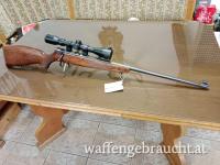 Krico im Kaliber .22lr mit Magazin und Bauer 3-9x40E, Absehen 4 und Leuchtpunkt 