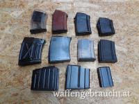 10er Magazine: AK47 / AK74 / PSL / SVT38 u. 40 / M16 - M4 / G43 - K43 / M76 / M1 Carbine
