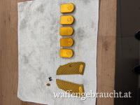 Griffschalen, Mag Release und Magazinböden für CZ Shadow 2