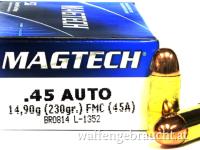Munition 500 stk. Magtech 45ACP 230gr. VM 