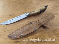 Jagdmesser Jagdnicker mit Reh-Griff Rehlauf Trachtenmesser 