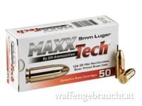 **Top Special** MaxxTech 9mm Luger Kaliber 9x19 FMJ 124 grs 1000 Stück | www.waffen.shopping