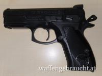 Fast geschenkt!!! CZ 75 P-01 Omega mit Entspannhebel und schmalen Alu Griffstücken 9mm (9x19)