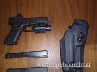 Set: Glock 17/19 mit Trijicon RMR Typ 2 inkl. Streamlight TLR2 und Safarilandholster
