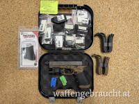 Glock 17 Gen 4 FDE mit Gewindelauf und Viridian X5L