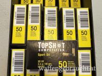 Kleinkaliber Munition KK TopShot (S&B) 22lr 40gr / 2,6g Competition Black Edition Sport SV in Nato Blech Munitionkiste 3.250stk.