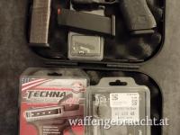 Glock 43X mit ein TLR6 (Licht/roter Laser)