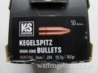 7mm /284 RWS Kegelspitz Geschosse 162grs.