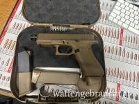 Glock 19x mit Schalldämpfer 
