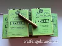 74 Stück 7x72R Hülsen nur einmal verschossen 