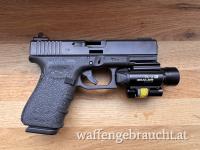 Glock 19 Gen 4 mit Tritium- und Fiberglasvisierung - Reserviert für Daniel