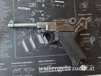 Pistole 08 P08 schwarze Witwe