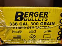Berger .338 300 gr Geschosse. Fixpreis.