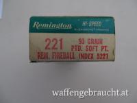 Patronen .221 Fireball - Teilmantel - 50 gr. - Remington - 20 Stk.