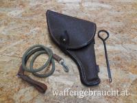 Holster Nagant Revolver M1895 russisch mit Putzstock und Fangriemen 