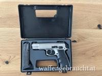 Pistole CZ Mod. 85 Nickel Cal. 9mm Luger (9x19) mit verstellbarer CZ Visierung in Top Zustand