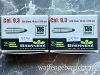 Brenneke TUG Geschosse im Kaliber 9,3mm/.366dia mit 19,0g/293grs