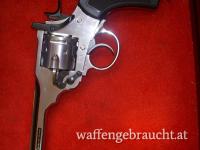 	Webley MK VI CO2-Revolver Kal. 4,5mm BB Chrom Exhibition Finish Ganzmetall