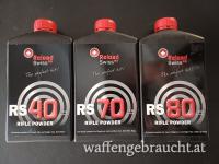 Swiss Reload Pulver RS 40/ RS 52/ RS 60/ RS 70/ RS 80 pro Stk. € 139.-