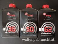 Swiss Reload Pulver RS 36/ RS 50/ RS 62/ RS 76 pro Stk. € 132.-
