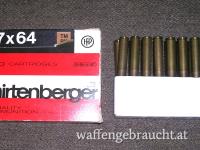 Büchsenpatronen Hirtenberger Kaliber 7X64