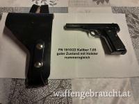 FN 1910/22 Kaliber 7,65 mm mit Holster