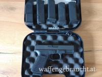 Glock 19Gen4 mit Stipplinggriffstück und 6 Magazinen 