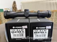 Fomei Beater II 1,5-6x42 SMC mit Absehen G4 (4 mit Leuchtpunkt)