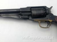 Schöner Vorderlader-Revolver von Uberti (Perkussion) Remington New Army Mod. 1863 in Kaliber .36 mit Lederholster