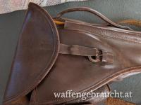 Alte Pistolen Tasche & Patronen.