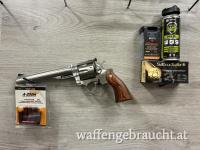 BLACKFRIDAY-AKTION! Ruger Revolver Redhawk Kal.44 Rem.Mag. 7,5" inkl. 50-Schuss Munition+Pufferpatronen+Öl+Reinigungsschnur
