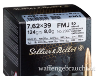 Sellier&Bellot 7,62x39 Munition FMJ 1.150 Schuss