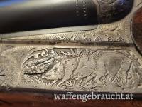 Fixpreis DRILLING Suhl Luxus tiefe Gravuren mit Schwenkmontage und Kahles Helia 3-12x56 Absehen 1, 7x57R, 16/70, 16/70.