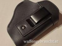 Hochwertiger Hüft-Holster aus PU-Leder für schnelles Ziehen, offenes Tragen linke Hand - verdecktes Tragen rechte Hand